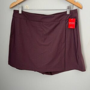 SPANX Brown‎ and Blue Athletic Shorts